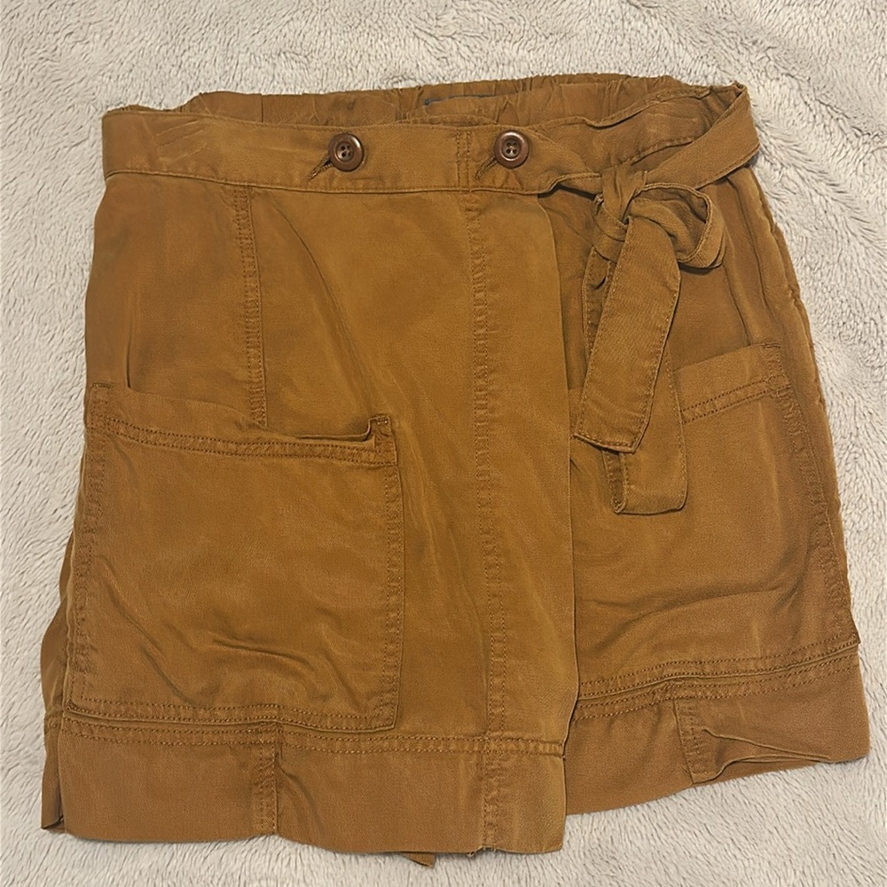 Anthropologie wrap tie skort size small